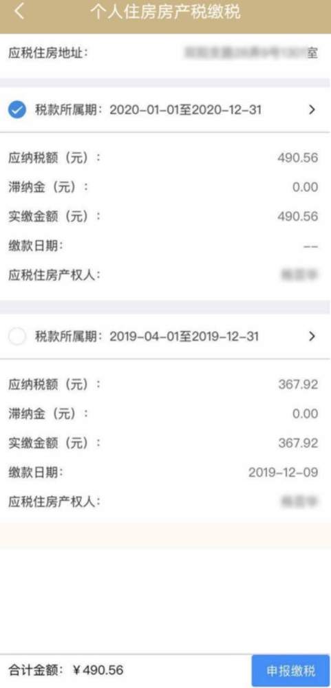 随申办怎么查房产税(随申办怎么交房产税)